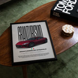 GranTurismo MC Stradale Car Poster