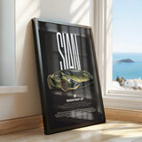 Sián FKP 37 Car Poster