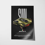 Sián FKP 37 Car Poster