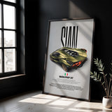 Sián FKP 37 Car Poster