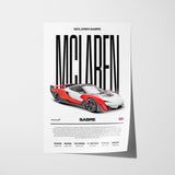 McLaren Sabre Poster