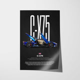 C-X75 Car Poster