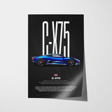 C-X75 Car Poster
