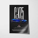 C-X75 Car Poster