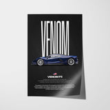 Venom F5 Car Poster