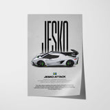 Jesko Attack Car Poster