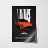 Vantage Car Poster