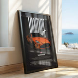 Vantage Car Poster