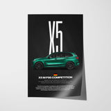X5 M Competition (F95) Car Poster