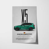 X5 M Competition (F95) Car Poster