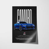 Camaro ZL1 Car Poster