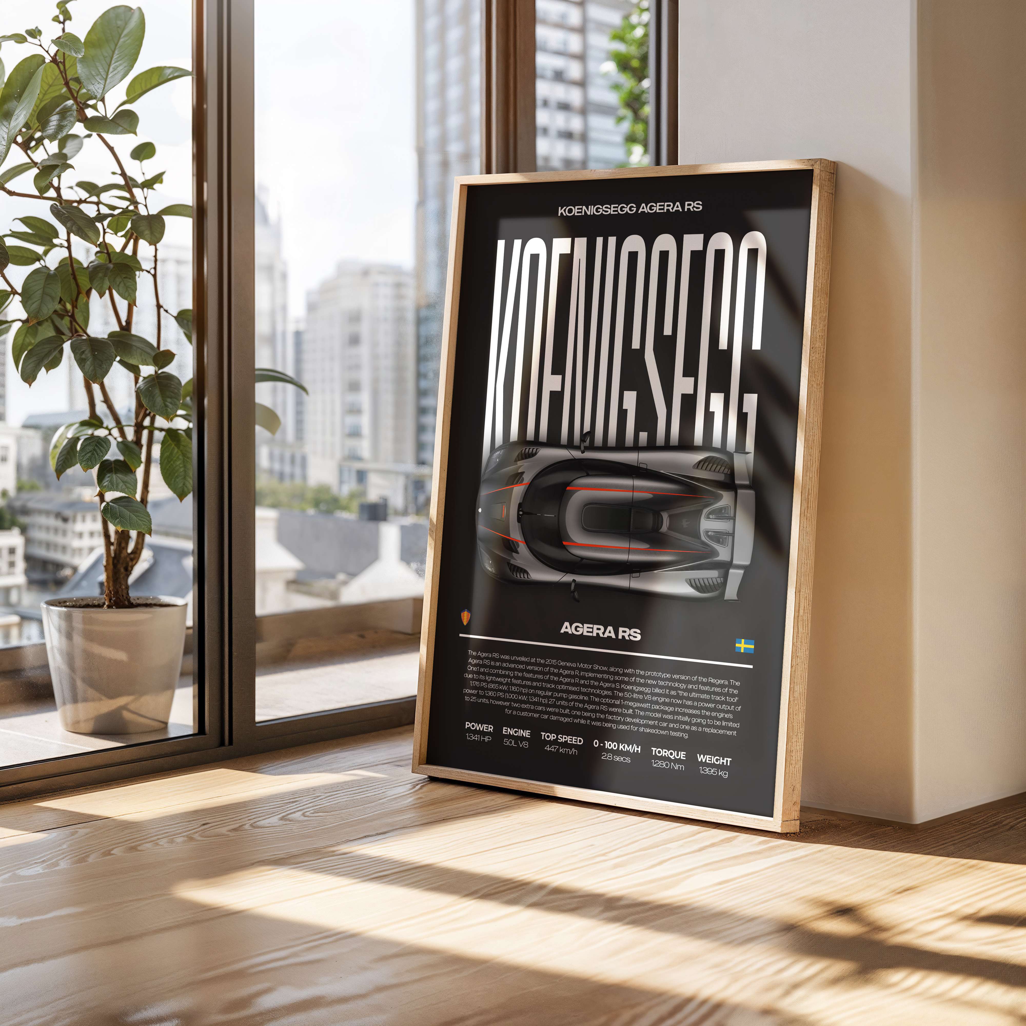 Koenigsegg Agera RS Poster