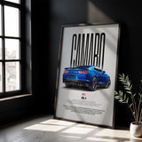 Camaro ZL1 Car Poster