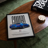 Camaro ZL1 Car Poster
