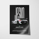 Jesko Attack Car Poster
