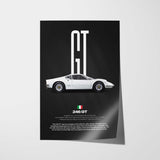 Dino 246 GT Car Poster