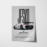 Jesko Attack Car Poster