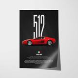 512 M Car Poster