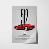 512 M Car Poster