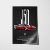 J50 Car Poster