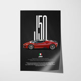 J50 Car Poster
