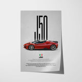 J50 Car Poster