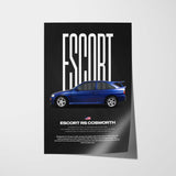 Escort RS Cosworth Car Poster
