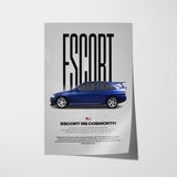 Escort RS Cosworth Car Poster