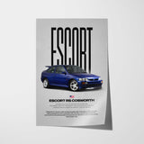 Escort RS Cosworth Car Poster