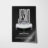 Jesko Attack Car Poster