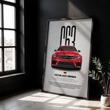 C63 AMG Black Series Car Poster