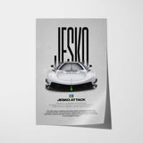 Jesko Attack Car Poster