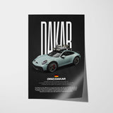 Dakar Car Poster