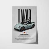 Dakar Car Poster