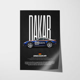 Dakar Car Poster