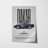 Dakar Car Poster