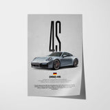 992 4S Car Poster