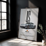 992 4S Car Poster