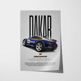 Dakar Car Poster