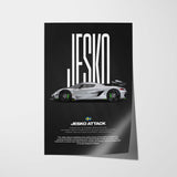 Jesko Attack Car Poster