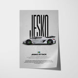 Jesko Attack Car Poster
