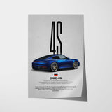 4S Car Poster