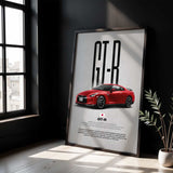 GT-R Car Poster