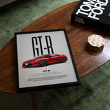 GT-R Car Poster