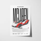 McLaren Sabre Poster