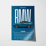 BMW X6 M60i Poster