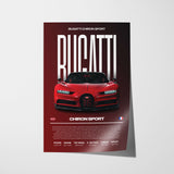 Bugatti Chiron Sport Poster