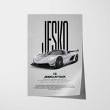 Jesko Attack Car Poster