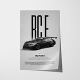 RC F GT3 Car Poster