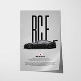 RC F GT3 Car Poster